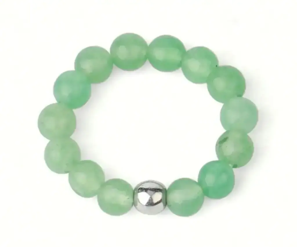 Unazë me kristalin jeshil Aventurinë